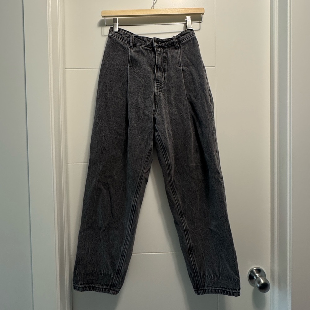 Simons Twik Front Pleat Old School Fit Black Jeans